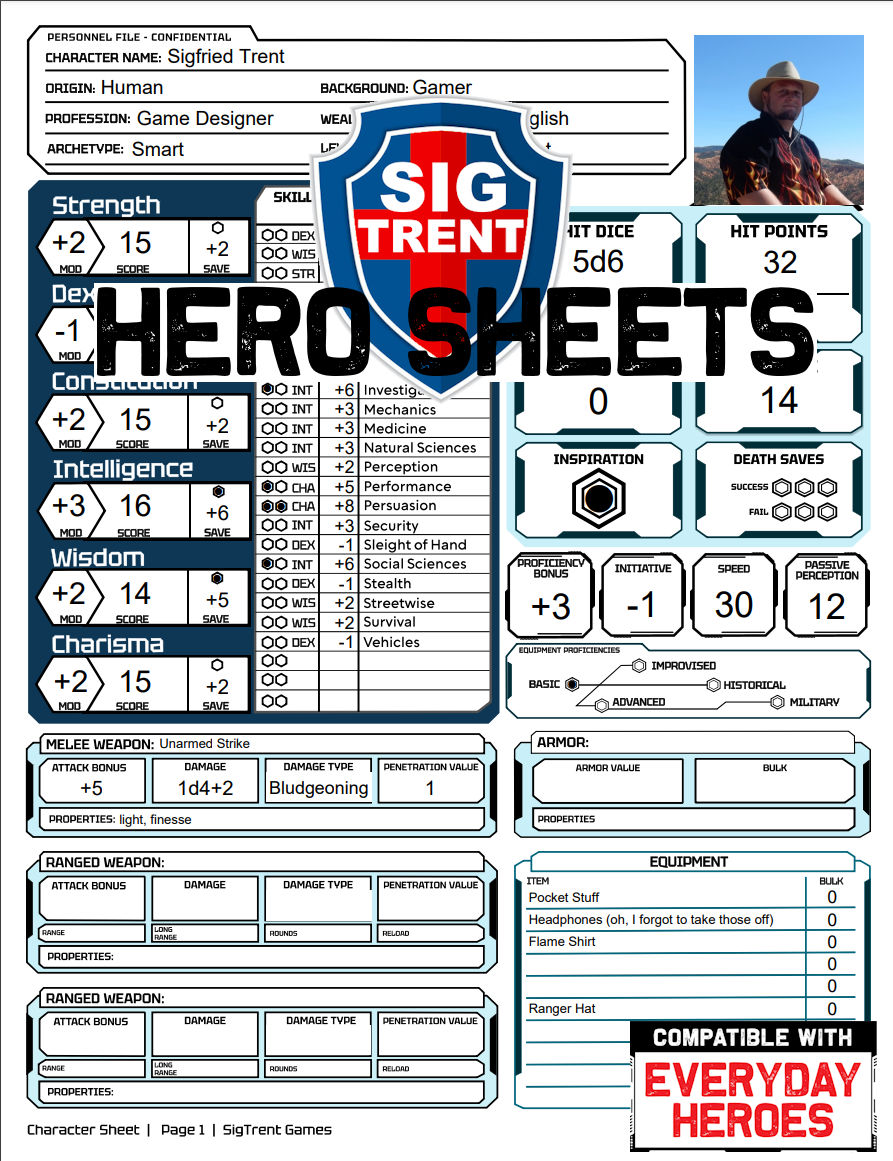 Hero Sheets add image