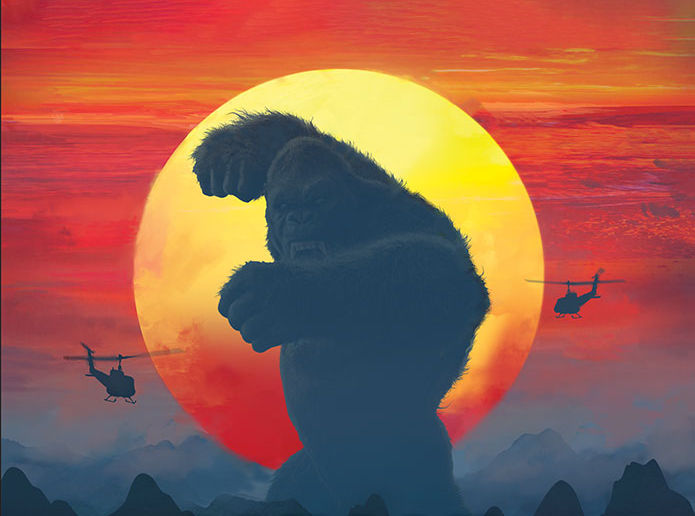 King Kong looks angry.